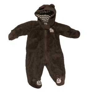 Carter’s  3 Mo Hooded Baby Pram Bunting Fleece Lined